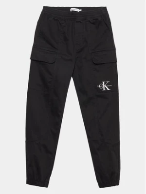 Calvin Klein Jeans Joggery IB0IB01675 Czarny Regular Fit