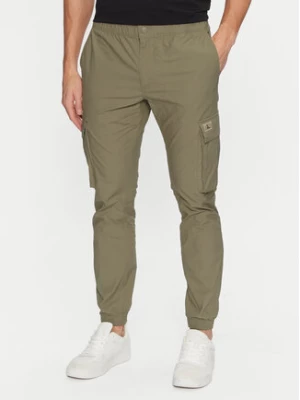 Calvin Klein Jeans Joggery Skinny Cargo J30J327614 Beżowy Skinny Fit