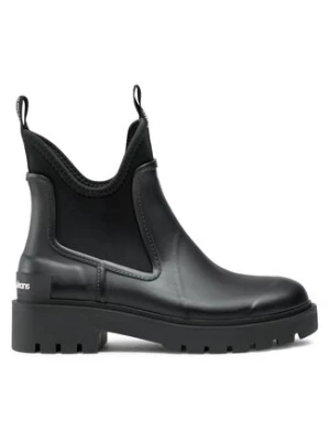 Calvin Klein Jeans Kalosze Mid Rainboot Chelsea YW0YW01034 Czarny