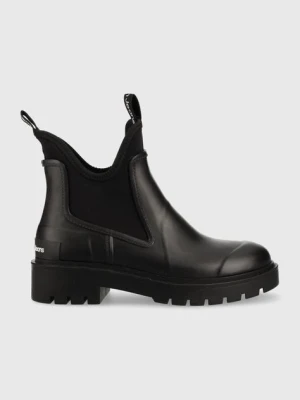 Calvin Klein Jeans kalosze YW0YW01034 BDS Chelsea Rain Boots damskie kolor czarny