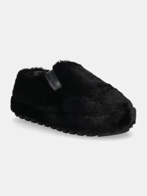 Calvin Klein Jeans kapcie HOME ANKE SLIPPER WN FUR czarny