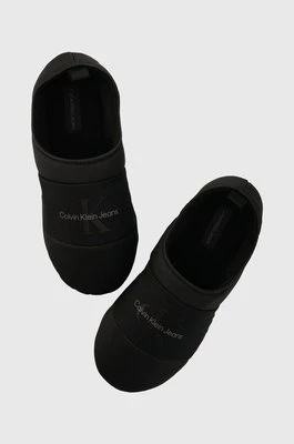 Calvin Klein Jeans kapcie HOME SLIPPER MONO kolor czarny YM0YM00840