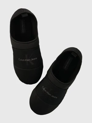 Calvin Klein Jeans kapcie HOME SLIPPER MONO kolor czarny YM0YM00840