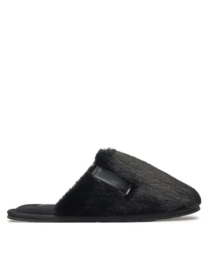 Calvin Klein Jeans Kapcie Hotel Slipper Fur After Glow YW0YW01593 Czarny