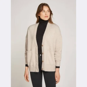 Calvin Klein Jeans Kardigan | Loose fit | z dodatkiem wełny