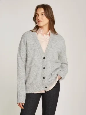 Calvin Klein Jeans Kardigan | Loose fit | z dodatkiem wełny