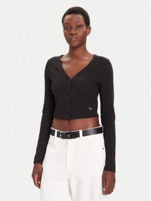 Calvin Klein Jeans Kardigan LV047C204G Czarny Regular Fit
