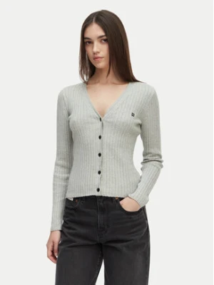 Calvin Klein Jeans Kardigan LV047G339G Szary jasny Slim Fit