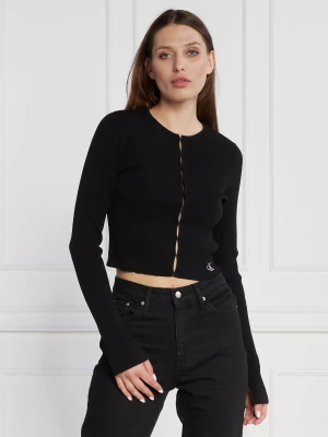 Calvin Klein Jeans Kardigan | Slim Fit czarny