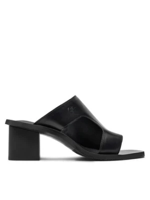 Calvin Klein Jeans Klapki 5 Heel Sandal Lh Mg Mtl YW0YW01500 Czarny