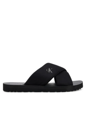 Calvin Klein Jeans Klapki Cross Sandal Crxs Tx YM0YM01223 Czarny