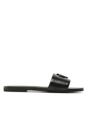 Calvin Klein Jeans Klapki Flat Sandal Slide Hw YW0YW00952 Czarny