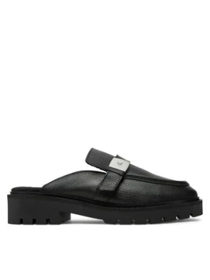 Calvin Klein Jeans Klapki Flatform Slipon Mg Lth YW0YW01655 Czarny