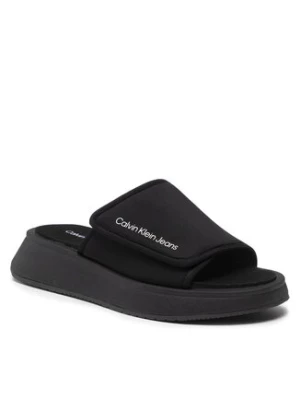 Calvin Klein Jeans Klapki One-Strap Sandal YW0YW00672 Czarny