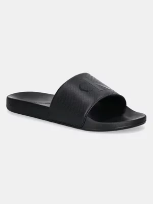 Calvin Klein Jeans klapki SLIDE AOP PRINT męskie kolor czarny YM0YM01269