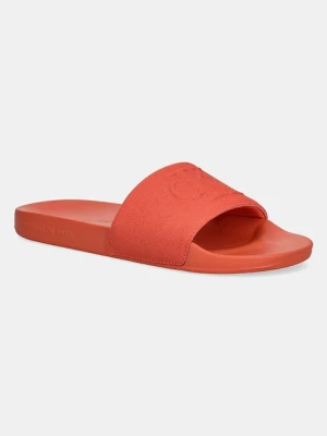 Calvin Klein Jeans klapki SLIDE HF MONO CV męskie kolor pomarańczowy YM0YM01282