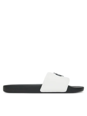 Calvin Klein Jeans Klapki Slide Jelly Mono Pu YM0YM01281 Biały