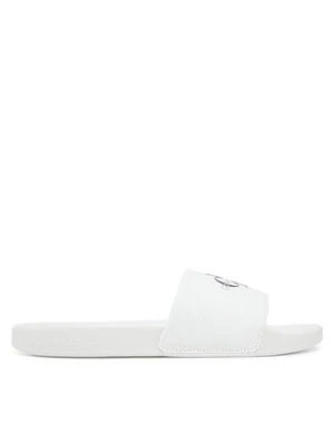 Calvin Klein Jeans Klapki Slide Monogram Cv YM0YM01271 Biały