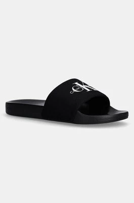 Calvin Klein Jeans klapki SLIDE MONOGRAM męskie kolor czarny YM0YM01271