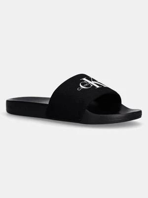 Calvin Klein Jeans klapki SLIDE MONOGRAM męskie kolor czarny YM0YM01271