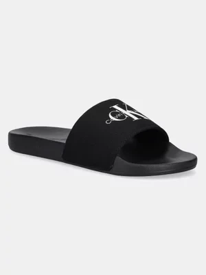 Calvin Klein Jeans klapki SLIDE MONOGRAM męskie kolor czarny YM0YM01271