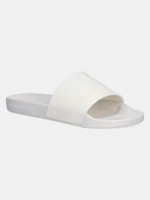 Calvin Klein Jeans klapki SLIDE MONOGRAM TPU damskie kolor biały YW0YW01715