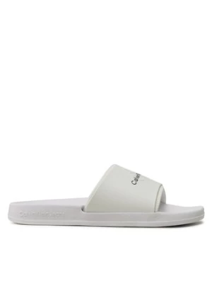 Calvin Klein Jeans Klapki Slide Monogram Tpu YM0YM00361 Biały