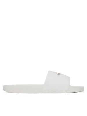 Calvin Klein Jeans Klapki Slide Monogram Wn Logo Ck YW0YW01967 Biały