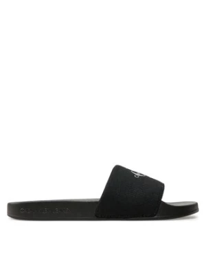 Calvin Klein Jeans Klapki Slide Monogram Wn YW0YW01835 Czarny