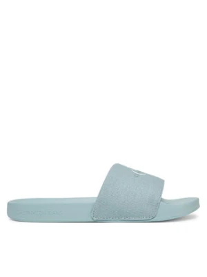 Calvin Klein Jeans Klapki Slide Monogram Wn YW0YW01835 Niebieski