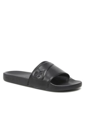 Calvin Klein Jeans Klapki Slide Padded Monogram YM0YM00531 Czarny