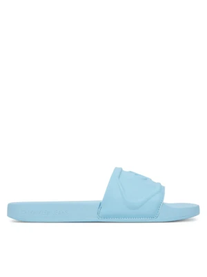 Calvin Klein Jeans Klapki Slide Pu Hf Mg YW0YW01879 Błękitny Niebieski jasny