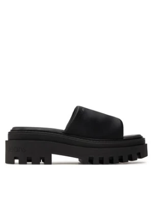 Calvin Klein Jeans Klapki Toothy Combat Sandal In Dc YW0YW01339 Czarny