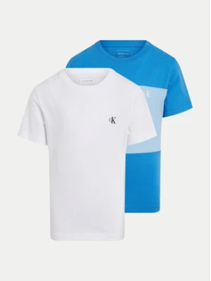 Calvin Klein Jeans Komplet 2 t-shirtów Color Block IB0IB02441 Kolorowy Regular Fit