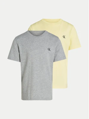 Calvin Klein Jeans Komplet 2 t-shirtów Monogram IB0IB01093 Kolorowy Regular Fit