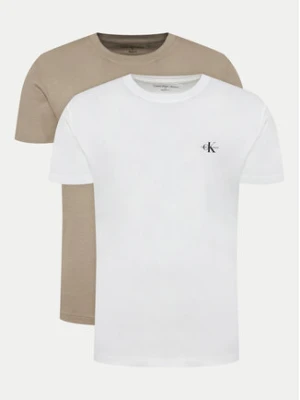Calvin Klein Jeans Komplet 2 t-shirtów Monologo J30J320199 Kolorowy Regular Fit