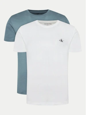 Calvin Klein Jeans Komplet 2 t-shirtów Monologo J30J320199 Kolorowy Regular Fit