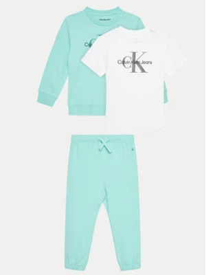 Calvin Klein Jeans Komplet dziecięcy IN0IN00011 Niebieski Regular Fit