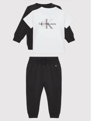 Calvin Klein Jeans Komplet dziecięcy Monogram Starter IN0IN00011 Czarny Regular Fit