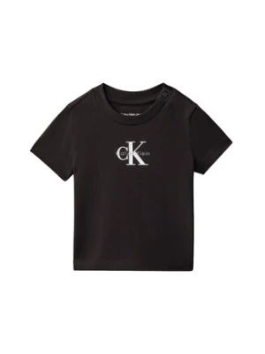 Calvin Klein Jeans Komplet t-shirt i spodenki LVCKSJI09B Czarny Regular Fit