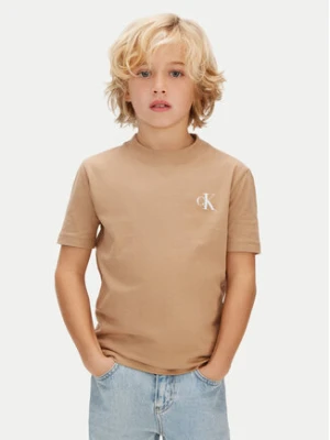Calvin Klein Jeans Komplet t-shirtów LVCKSJA45B Beżowy Regular Fit
