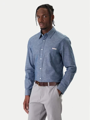 Calvin Klein Jeans Koszula Chambray Classic LV04RF109G Granatowy Regular Fit