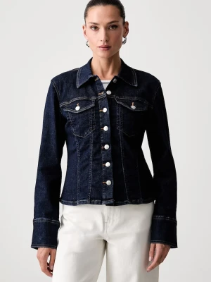 Calvin Klein Jeans koszula damska jeansowa granatowy