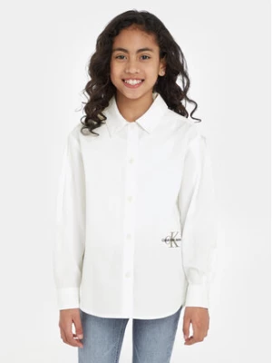 Calvin Klein Jeans Koszula IG0IG02223 Biały Oversize
