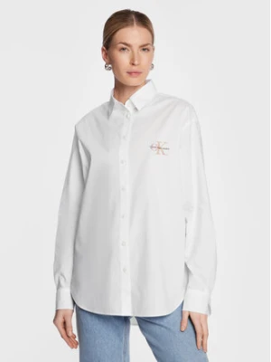 Calvin Klein Jeans Koszula J20J220515 Biały Regular Fit