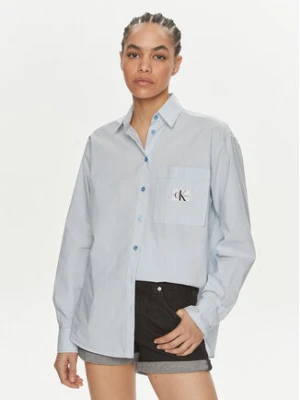 Calvin Klein Jeans Koszula J20J222610 Niebieski Relaxed Fit