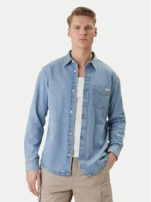 Calvin Klein Jeans Koszula jeansowa Essential LV04RE710G Niebieski Regular Fit