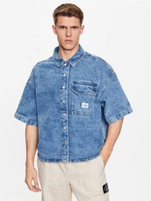 Calvin Klein Jeans Koszula jeansowa J30J322775 Niebieski Regular Fit