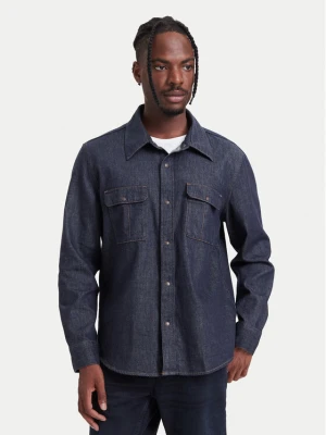 Calvin Klein Jeans Koszula jeansowa LV04RH779G Granatowy Regular Fit