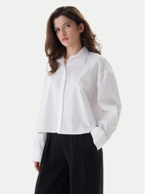 Calvin Klein Jeans Koszula LV047C141G Biały Boxy Fit